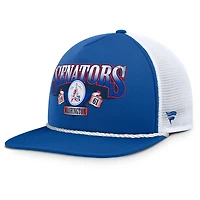Men's Fanatics Royal/White Washington Senators Cooperstown Collection Recall Snapback Hat