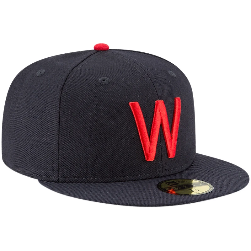 Casquette ajustée New Era 59FIFTY en laine, collection Cooperstown, Washington Senators, bleu marine