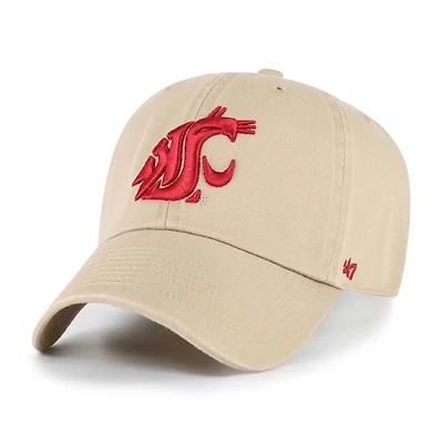 Casquette ajustable « 47 » kaki Washington State Cougars Clean Up pour homme