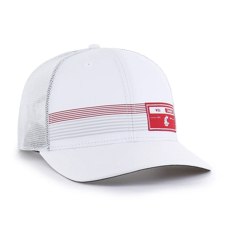 Men's '47  White Washington State Cougars Rangefinder brrr Trucker Adjustable Hat