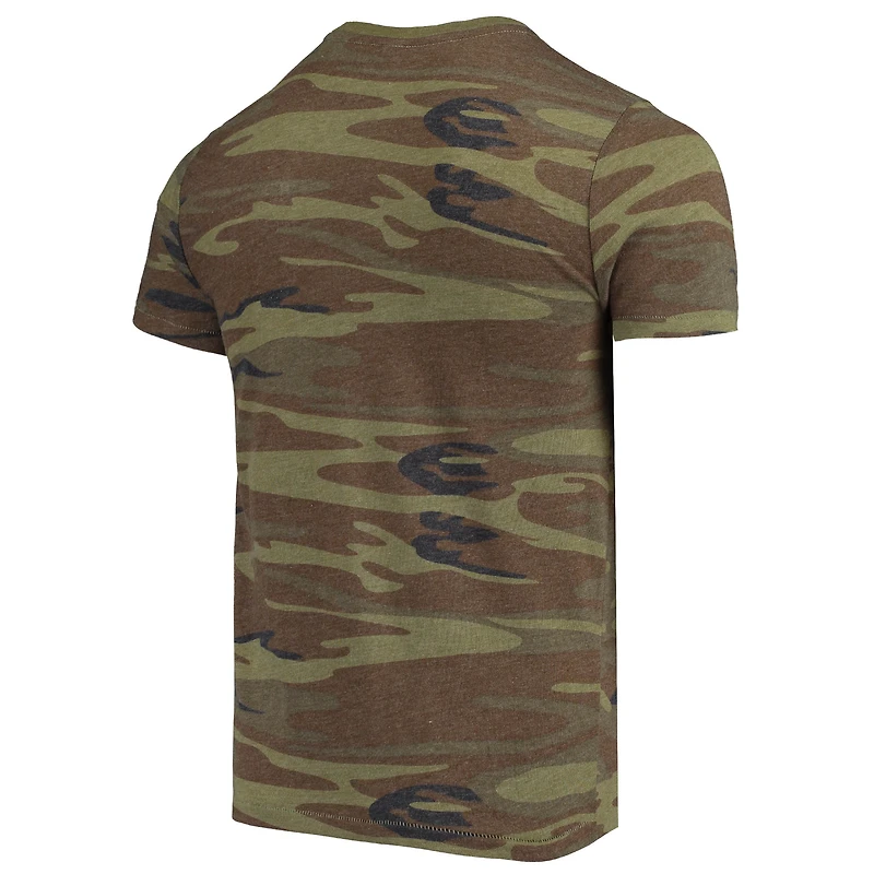 Alternative Vêtements Men Camo Washington State Cougars Arch Logo T-shirt