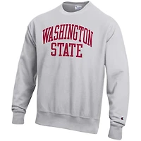 Chandail à enfiler armure inversée Champion de l'État Washington, gris chiné, pour homme