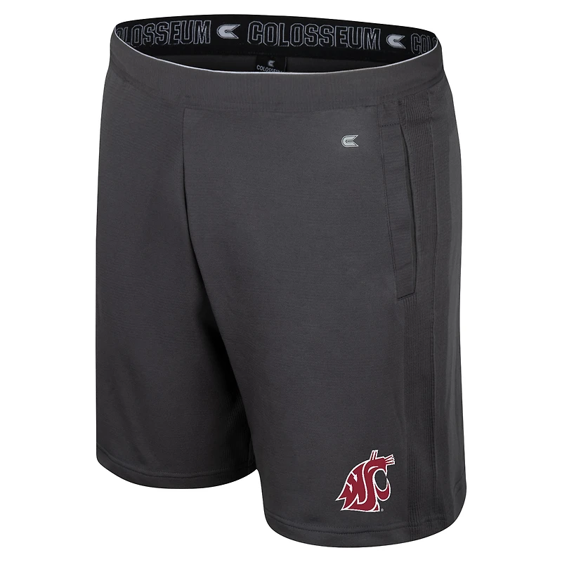 Short Forget pour homme Colosseum Charcoal Washington State Cougars
