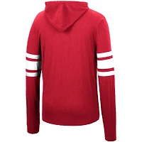 Colosseum Crimson Washington State Cougars Lebowski Sweat à capuche T-shirt manches longues pour homme