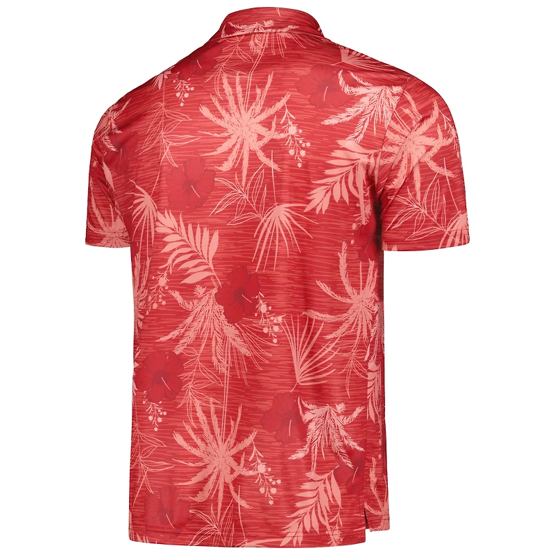 Polo de l'équipe Colosseum Crimson Washington State Cougars Palms pour homme
