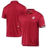 Colosseum Crimson Washington State Cougars Santry Polo léger pour homme