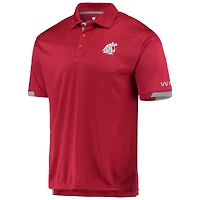 Colosseum Crimson Washington State Cougars Santry Polo léger pour homme