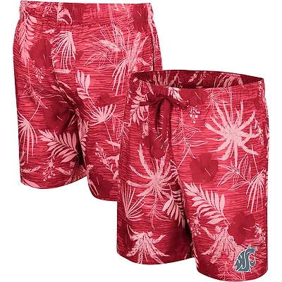 Colosseum Crimson Washington State Cougars pour homme What Else is New Swim Shorts