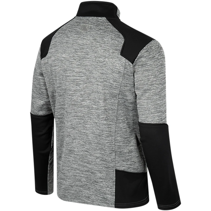 Men's Colosseum Gray Washington State Cougars Silberman Color Block Full-Zip Jacket