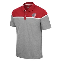 Polo Colosseum Heather Grey Washington State Cougars Chamberlain pour homme