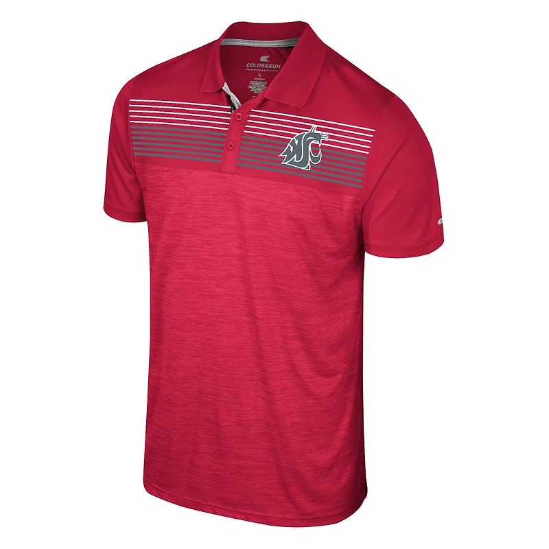 Polo Langmore Colosseum rouge Washington State Cougars pour hommes