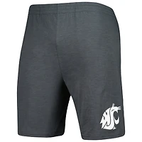 Men's Concepts Sport Charcoal/White Washington State Cougars Downfield Top & Shorts Set