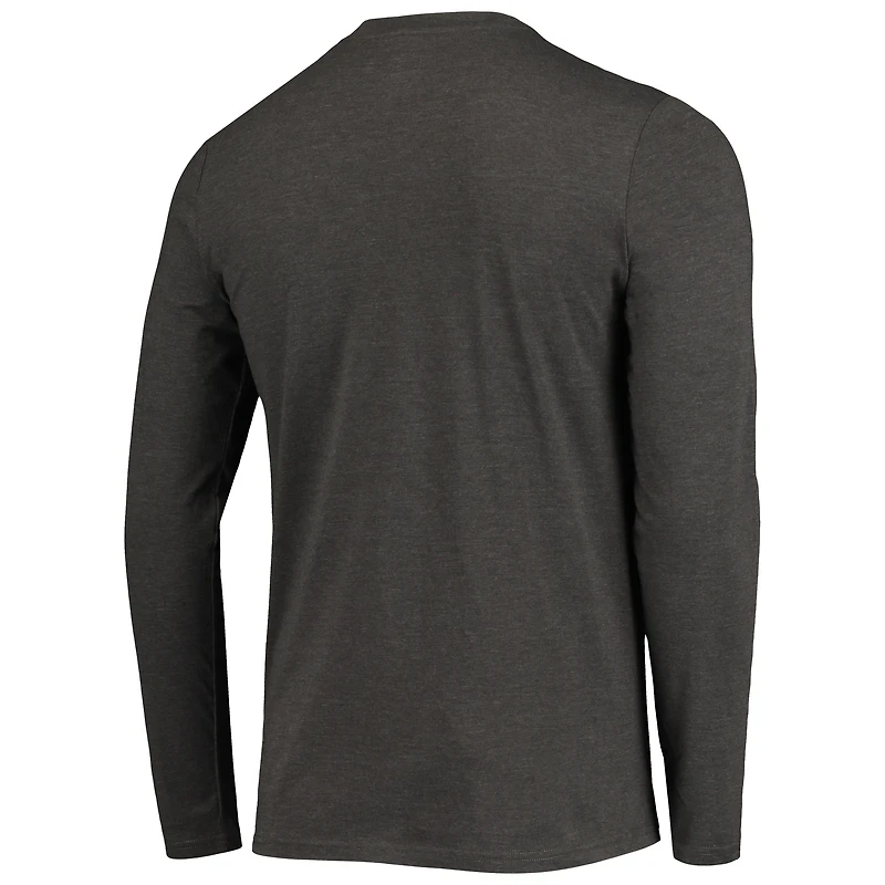 Men's Concepts Sport Crimson/Heathered Charcoal Washington State Cougars Meter Long Sleeve Top & Pants Sleep Set