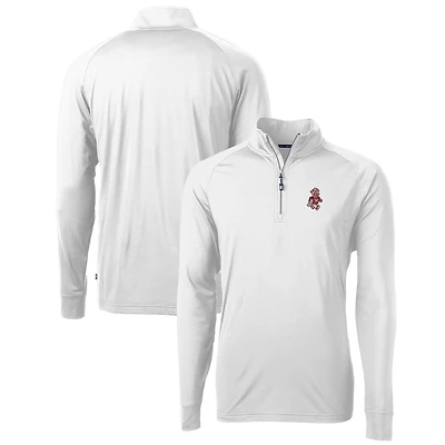 Pull-over zippé quart de tour en tricot extensible recyclé Adapt Eco Knit pour homme, blanc, des Washington State Cougars