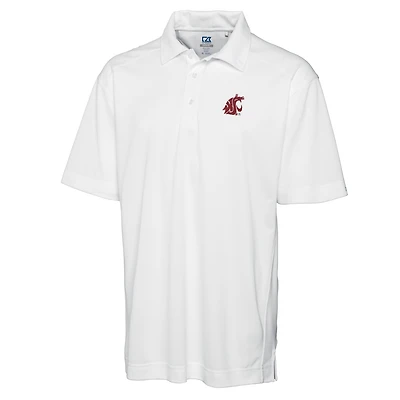 Polo DryTec Genre blanc pour homme, modèle grande taille, des Washington State Cougars, Cutter & Buck