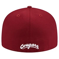 Casquette ajustée 59FIFTY pour homme New Era Crimson Washington State Cougars