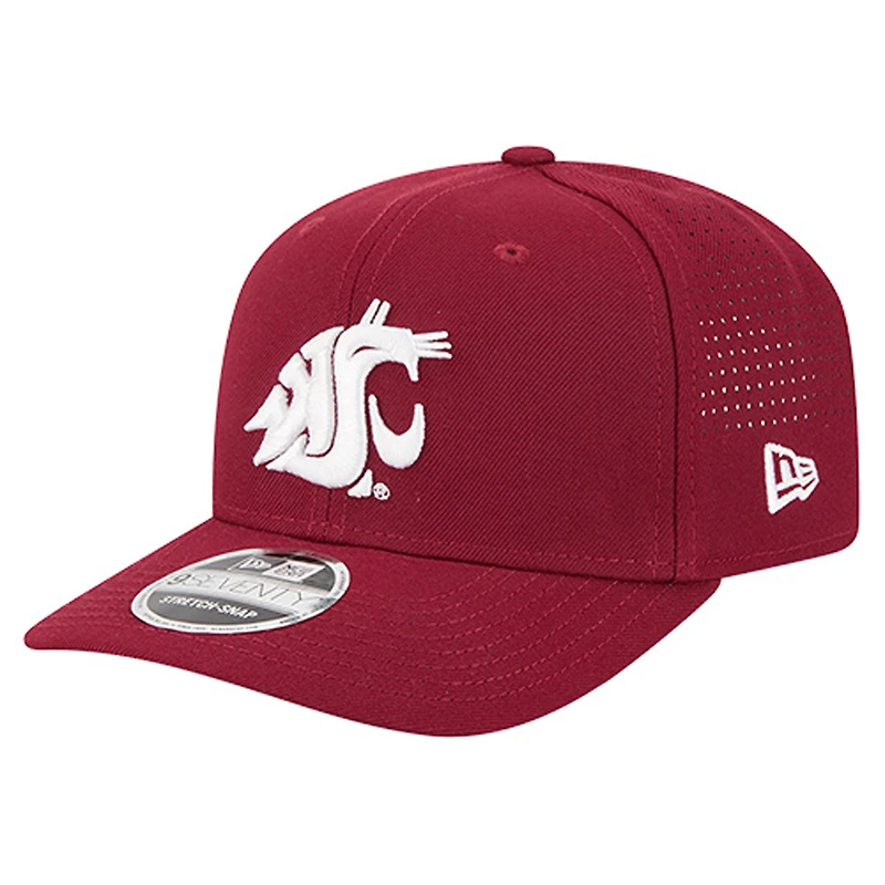 Casquette ajustable 9SEVENTY pour homme New Era Crimson Washington State Cougars