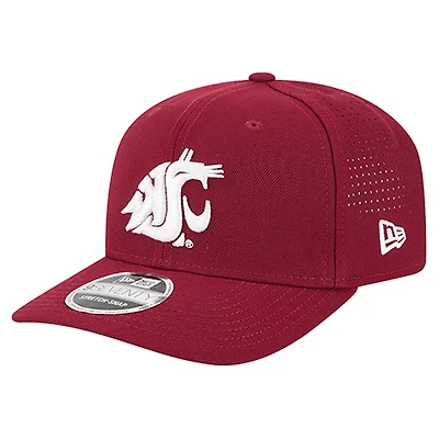 Men's New Era  Crimson Washington State Cougars Team 9SEVENTY Adjustable Hat