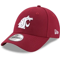 Casquette ajustable New Era Crimson Washington State Cougars The League 9FORTY pour homme