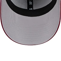 Casquette flexible bicolore 39THIRTY New Era pour hommes, gris chiné/cramoisi, Washington State Cougars