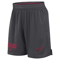 Short en maille Nike anthracite Washington State Cougars 2024 Sideline pour homme