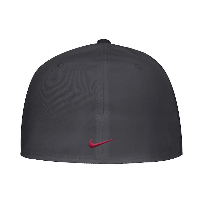 Casquette de baseball Nike anthracite Washington State Cougars pour homme