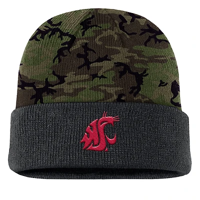 Men's Nike  Camo Washington State Cougars Military Appreciation Cuffed Knit Hat