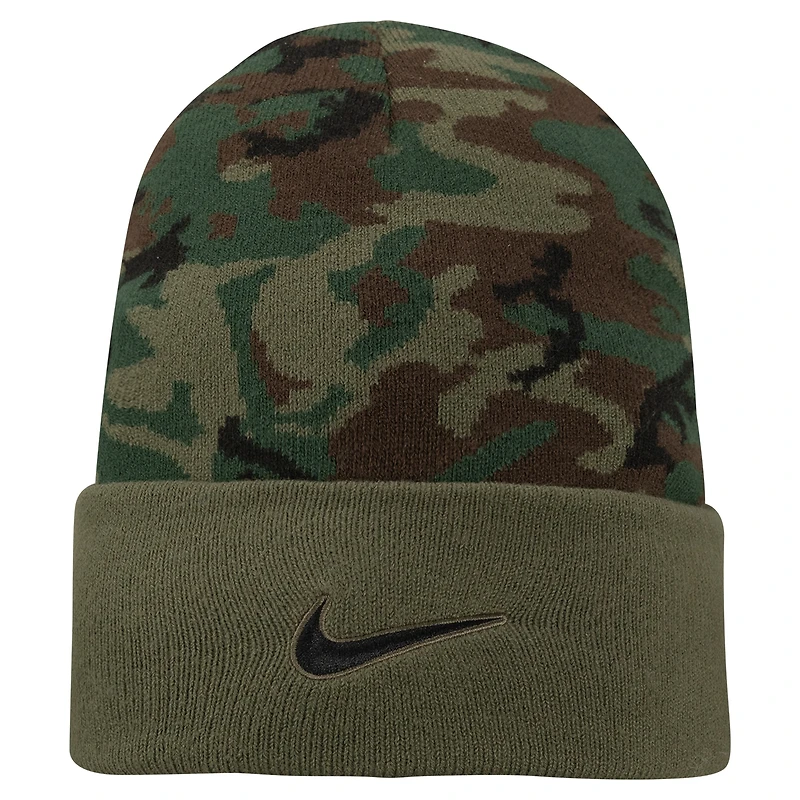 Bonnet en tricot à revers Nike Camo Washington State Cougars Military Pack pour homme