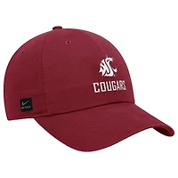 Men's Nike Crimson Washington State Cougars 2025 On-Field Club Adjustable Hat