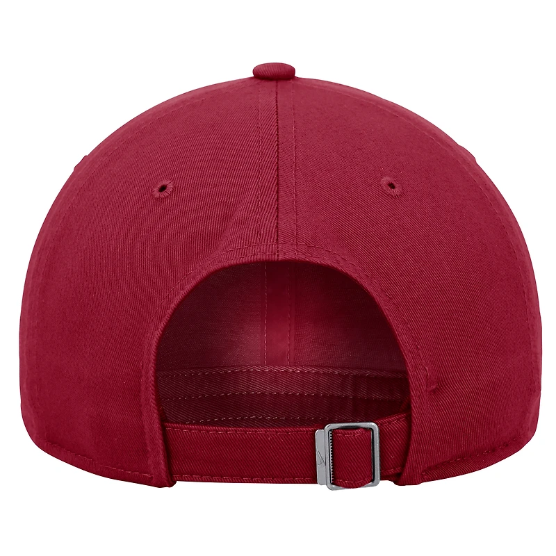 Casquette ajustable Nike Crimson Washington State Cougars Club pour homme