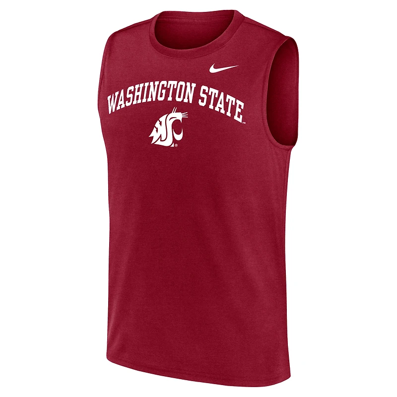 Débardeur Nike Legend Dri-FIT pour homme, couleur rouge cramoisi, Washington State Cougars