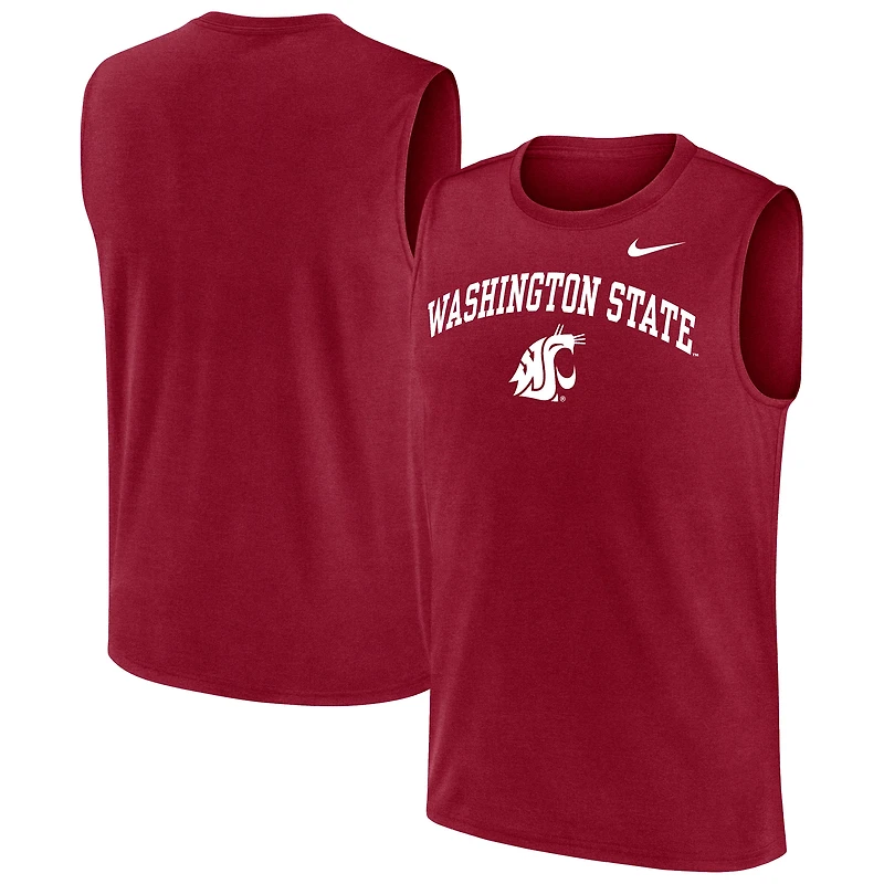 Débardeur Nike Legend Dri-FIT pour homme, couleur rouge cramoisi, Washington State Cougars