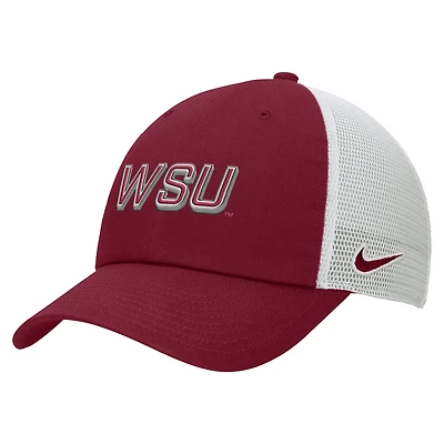 Casquette ajustable Nike Crimson Washington State Cougars On-Field Club pour homme