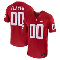 Maillot de football réplique Nike Crimson Washington State Cougars Pick-A-Player NIL pour homme