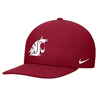 Casquette Nike Crimson Washington State Cougars Pro Snapback pour homme