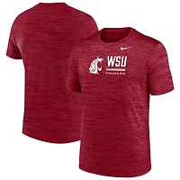 Men's Nike Crimson Washington State Cougars Velocity Dri-FIT T-Shirt