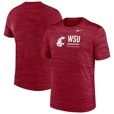 Men's Nike Crimson Washington State Cougars Velocity Dri-FIT T-Shirt