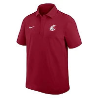 Men's Nike Crimson Washington State Cougars Woven Polo