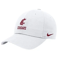 Men's Nike White Washington State Cougars 2025 On-Field Club Adjustable Hat