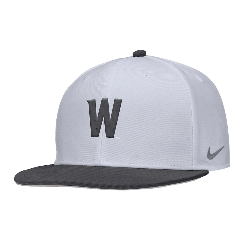 Casquette de baseball Nike blanche Washington State Cougars On-Field Performance pour homme