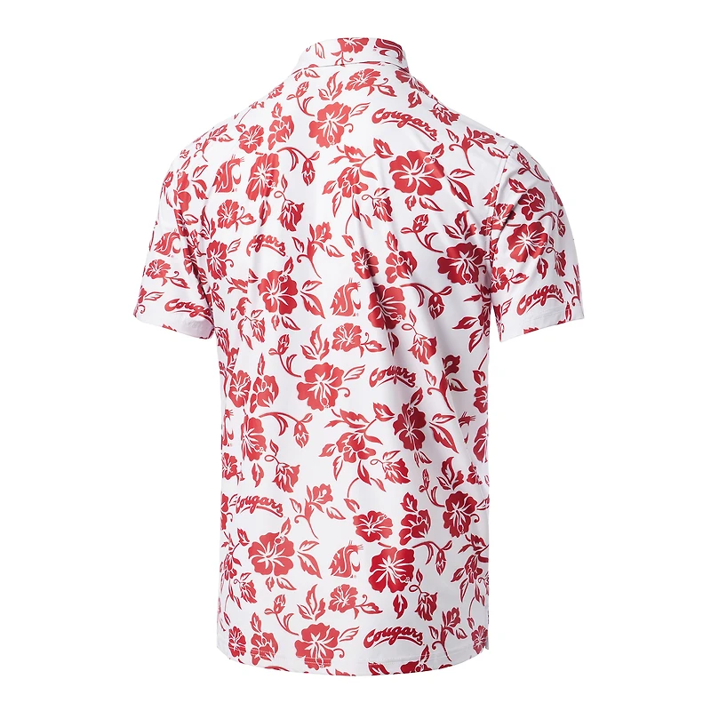 Men's Reyn Spooner  White Washington State Cougars Pua Performance Polo