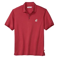 Men's Tommy Bahama Crimson Washington State Cougars IslandZone Bay Stripe Polo
