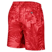 Men's Tommy Bahama Crimson Washington State Cougars Santiago Palms Board Shorts