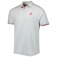 Polo Tommy Bahama gris chiné Washington State Cougars IslandZone Tailgater pour homme