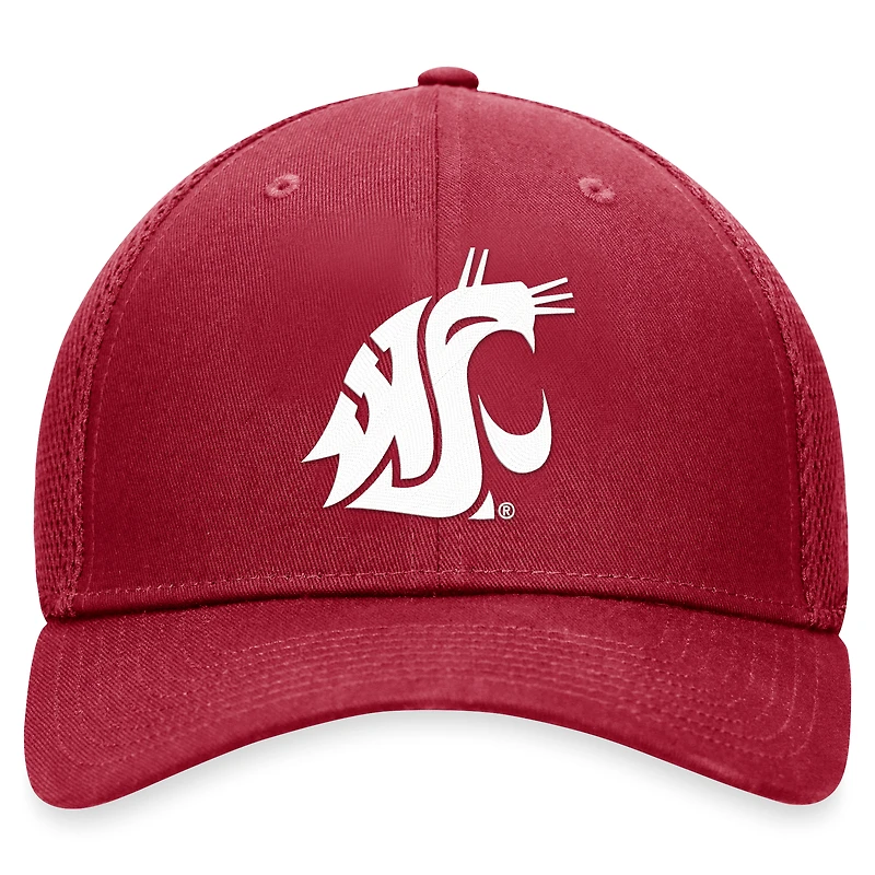 Casquette Spacer Flex pour hommes Top of the World Crimson Washington State Cougars