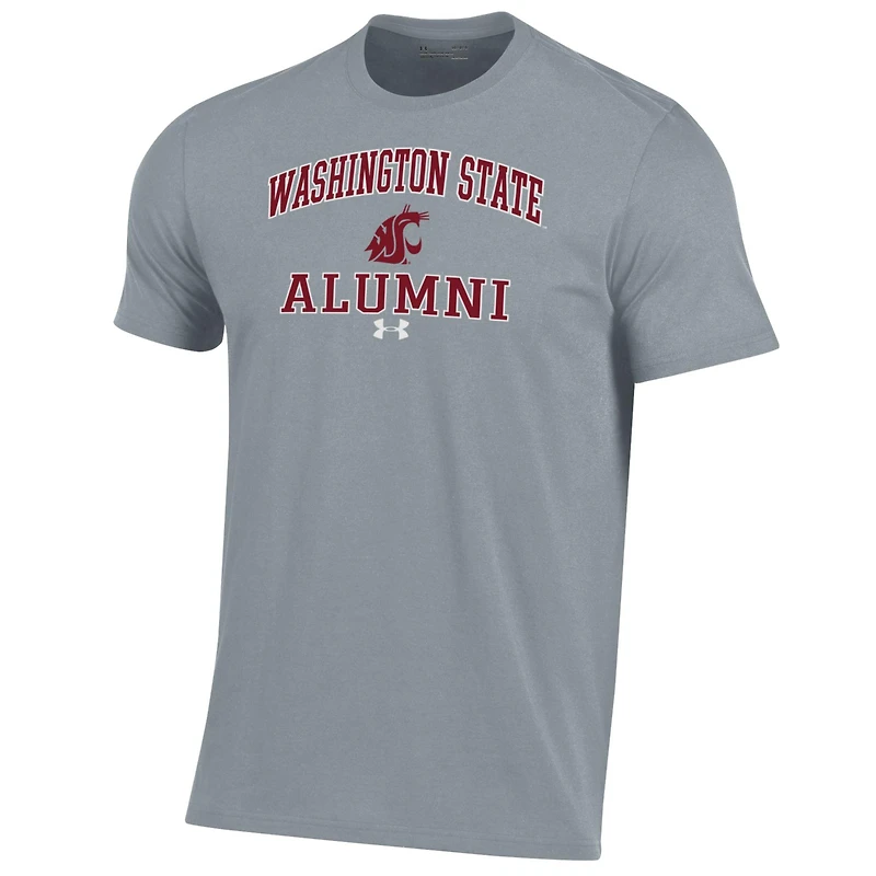 T-shirt de performance gris pour homme des Washington State Cougars, Under Armour