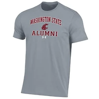 T-shirt de performance gris pour homme des Washington State Cougars, Under Armour
