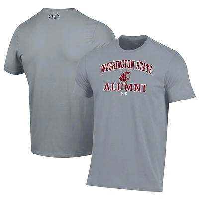 Men's Under Armour  Gray Washington State Cougars Alumni Performance T-Shirt