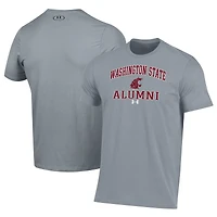 T-shirt de performance gris pour homme des Washington State Cougars, Under Armour