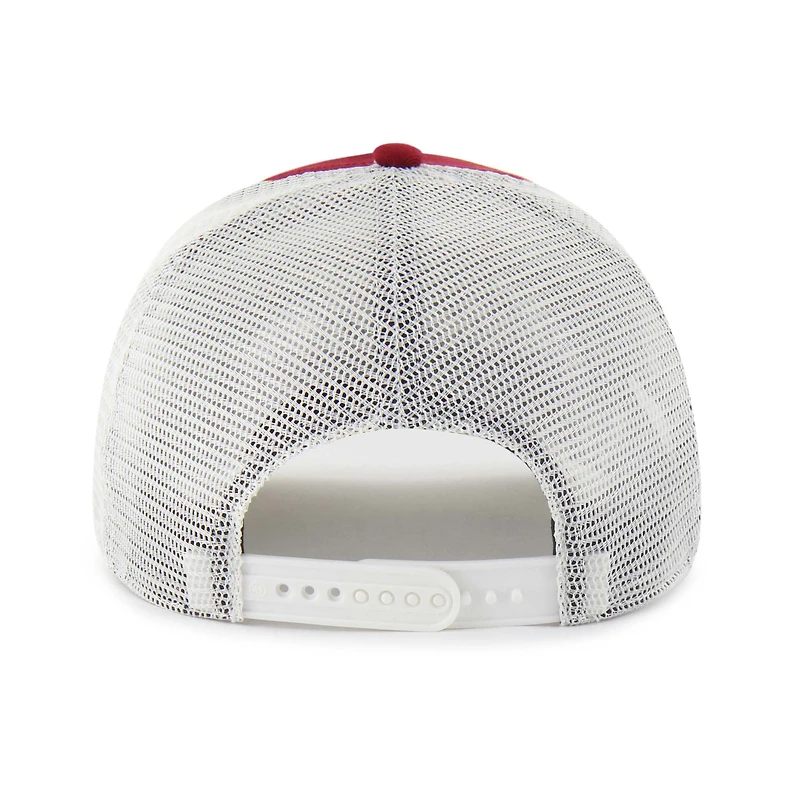 Unisex '47 Crimson Washington State Cougars Contemporary Basics Foundation Trucker Hitch Adjustable Hat